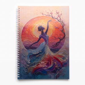 ⁦كشكول 128 ورقة مقاس 20*28 سم سلك لولبي هارد كافر⁩ - الصورة ⁦2⁩